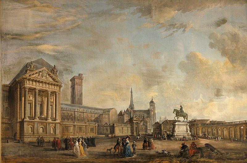 Jean-Baptiste Lallemand Place Royale de Dijon en 1781